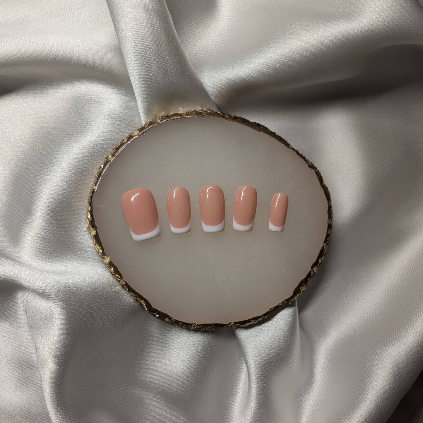 Nude Classic French BIAB Press-On Nails